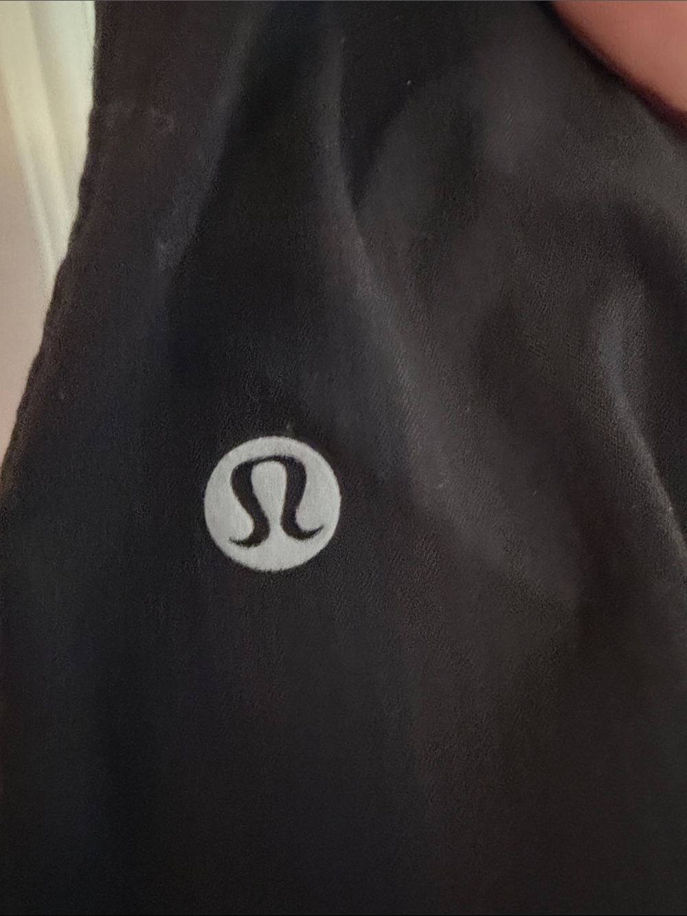 lululemon athletica womens black dance studios with Reflective Logo